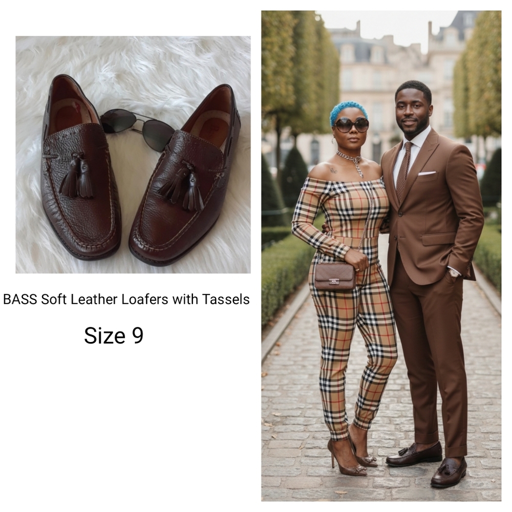 BASS Soft Leather Loafers with Tassels